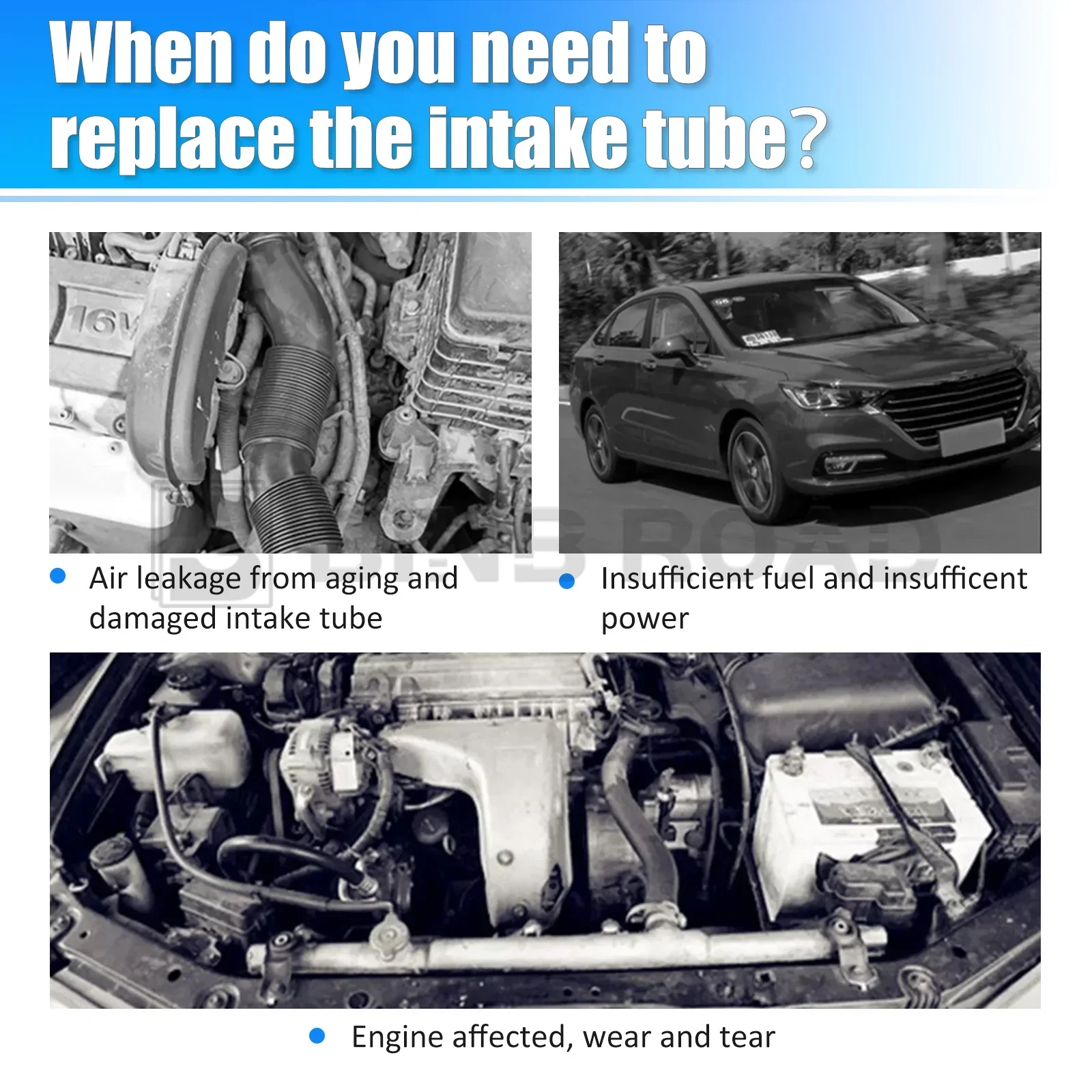 2780902482+2780902582  Air Intake Hose - Image 4