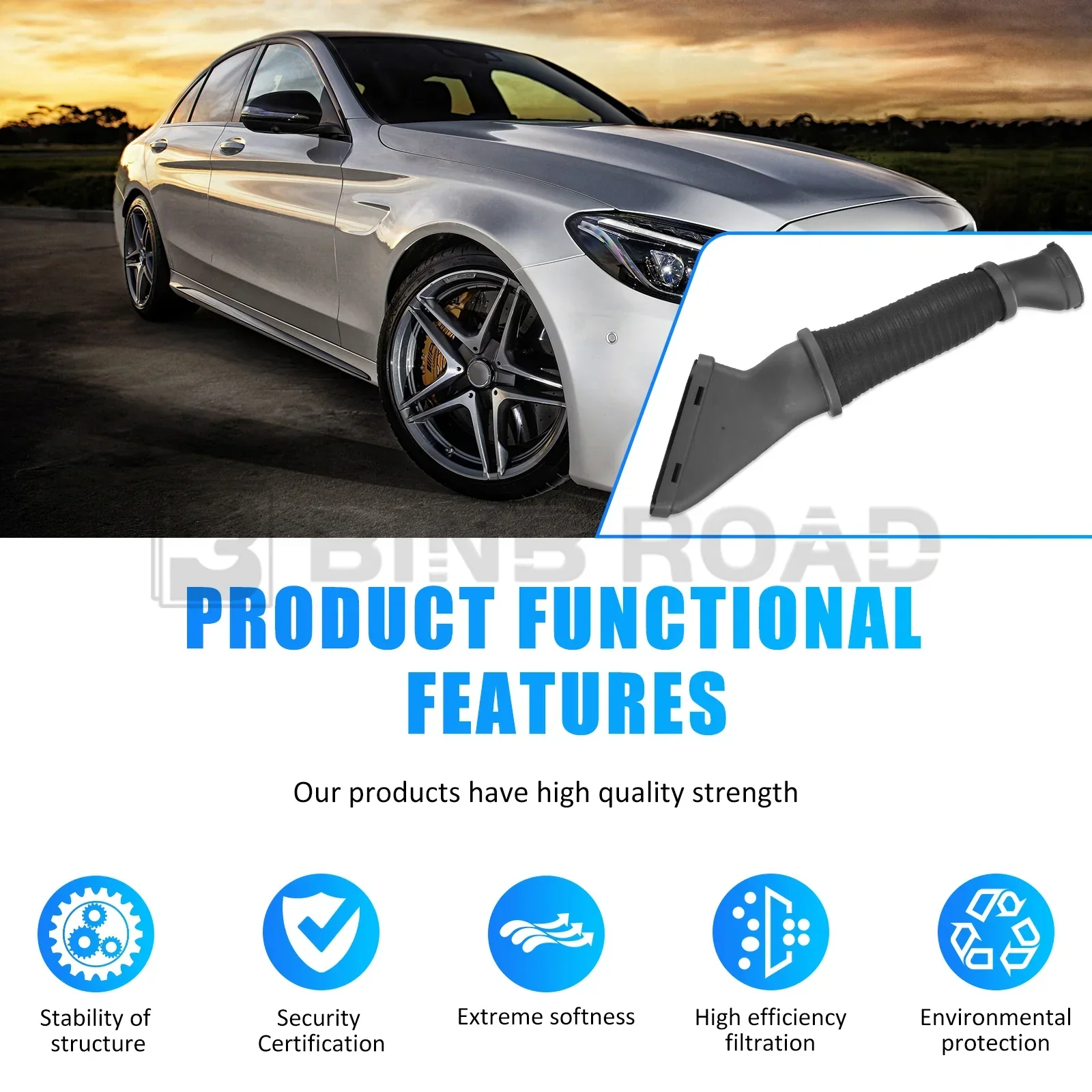 2780902482+2780902582  Air Intake Hose - Image 5