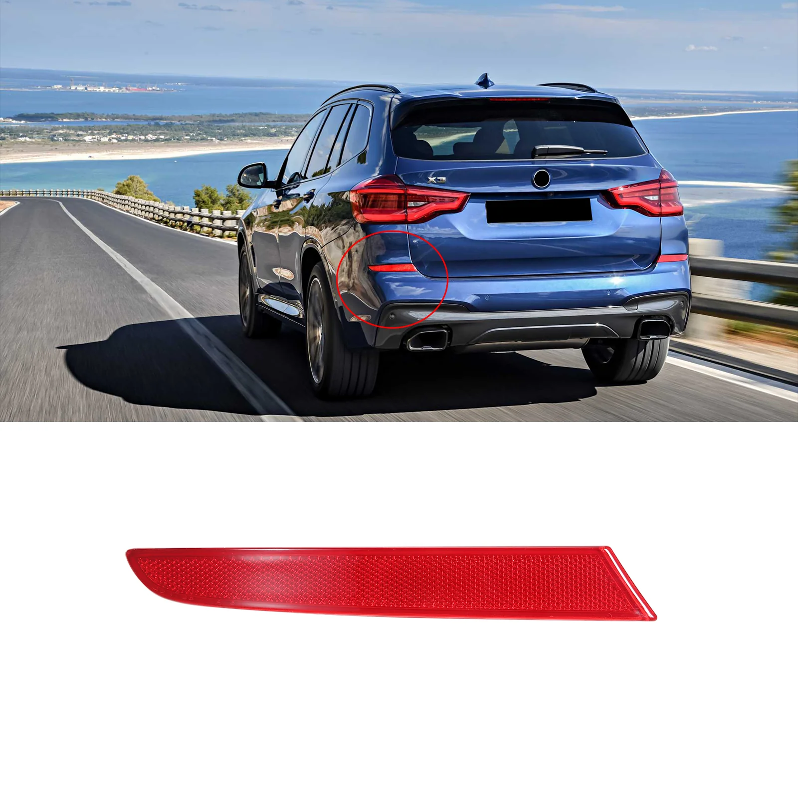 63147857003+63147857004 Rear Bumper Reflector - Image 14