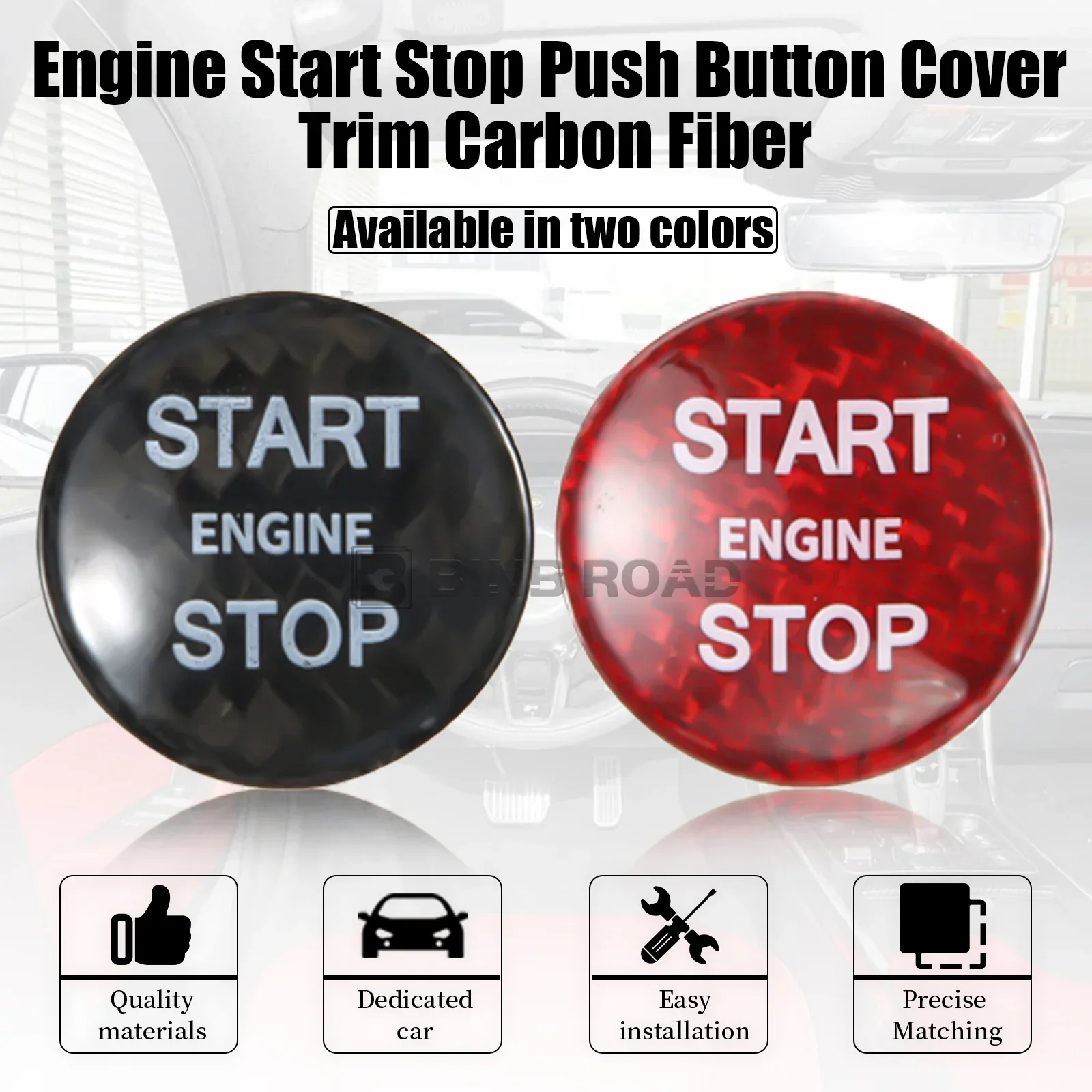 Engine Start Stop Push Compatible with Land Rover Jaguar - Image 3