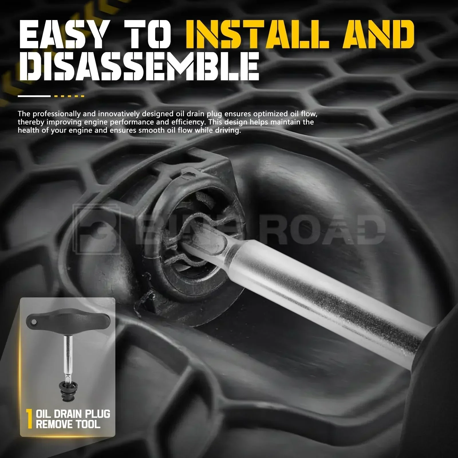 1 Set Car Engine Oil Drain Plug with Install Tool 06L103801 - Image 5