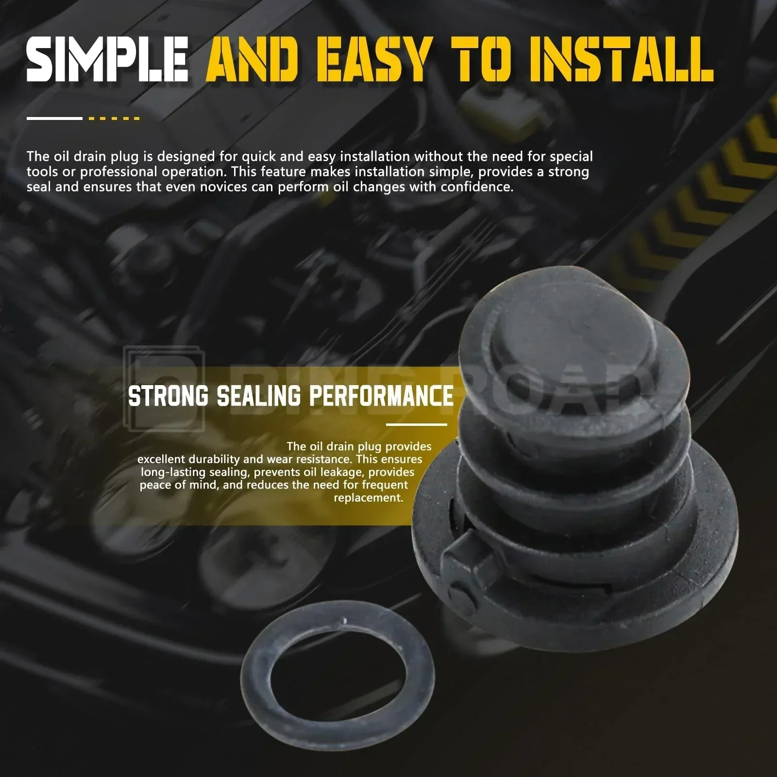 1 Set Car Engine Oil Drain Plug with Install Tool 06L103801 - Image 7